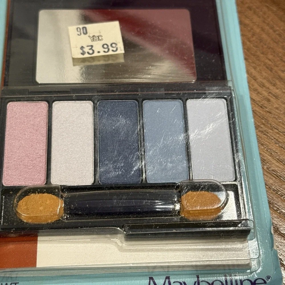 Maybelline Shadow Slims Quintet Eye Shadow‎ Palette NEW Vtg Business Suite Blues